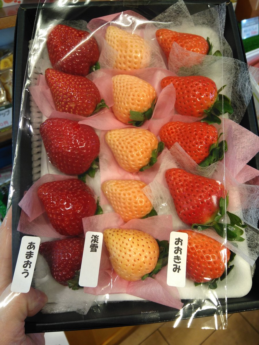 当店の食べ比べギフトシリーズ いちご が始まっています フルーツゼリーや高級ゼリー おいしいフルーツの通販 お店ではかき氷 スムージーなど 大阪の山口果物
